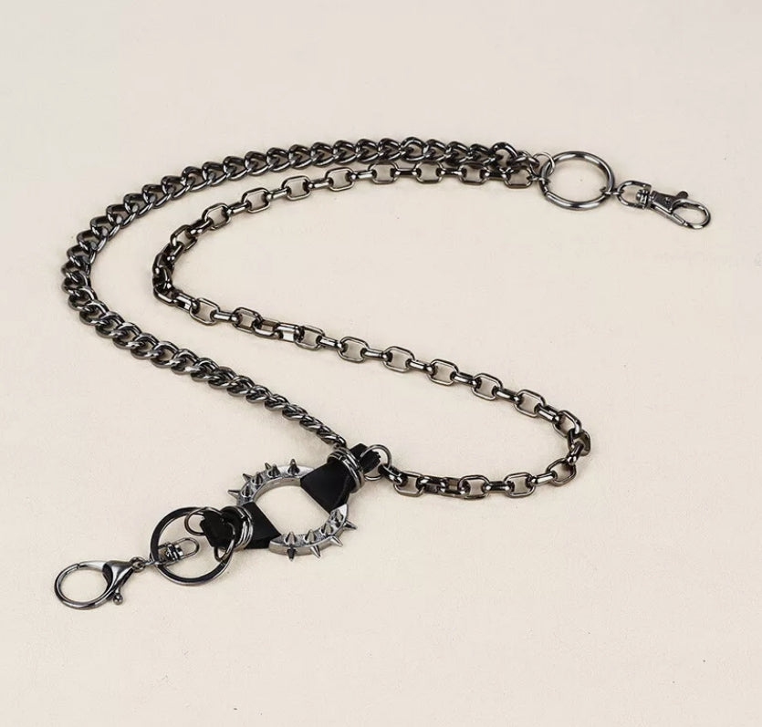 23" Strong Leash Thick Wallet Key Chain Biker Trucker Jean Keychain 2 Layers