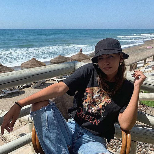 Bucket Hat Cotton Fishing Boonie Brim visor Sun Cap