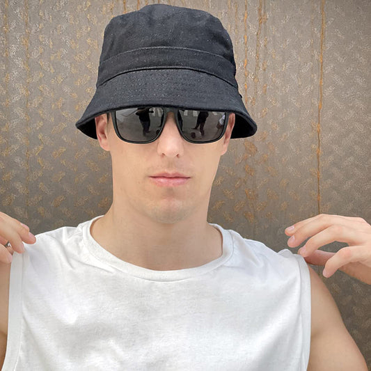 Bucket Hat Cotton Fishing Boonie Brim visor Sun Cap