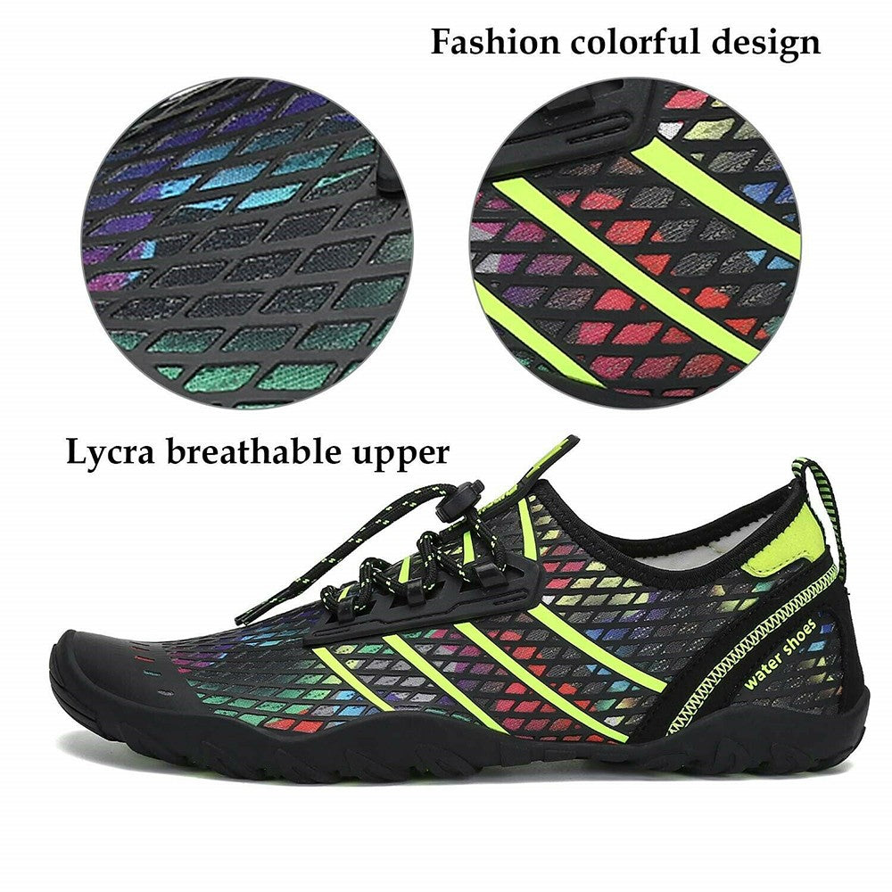 Men Water Shoes Quick Dry Barefoot for Swim Diving Surf Aqua Sport Beach Outdoor