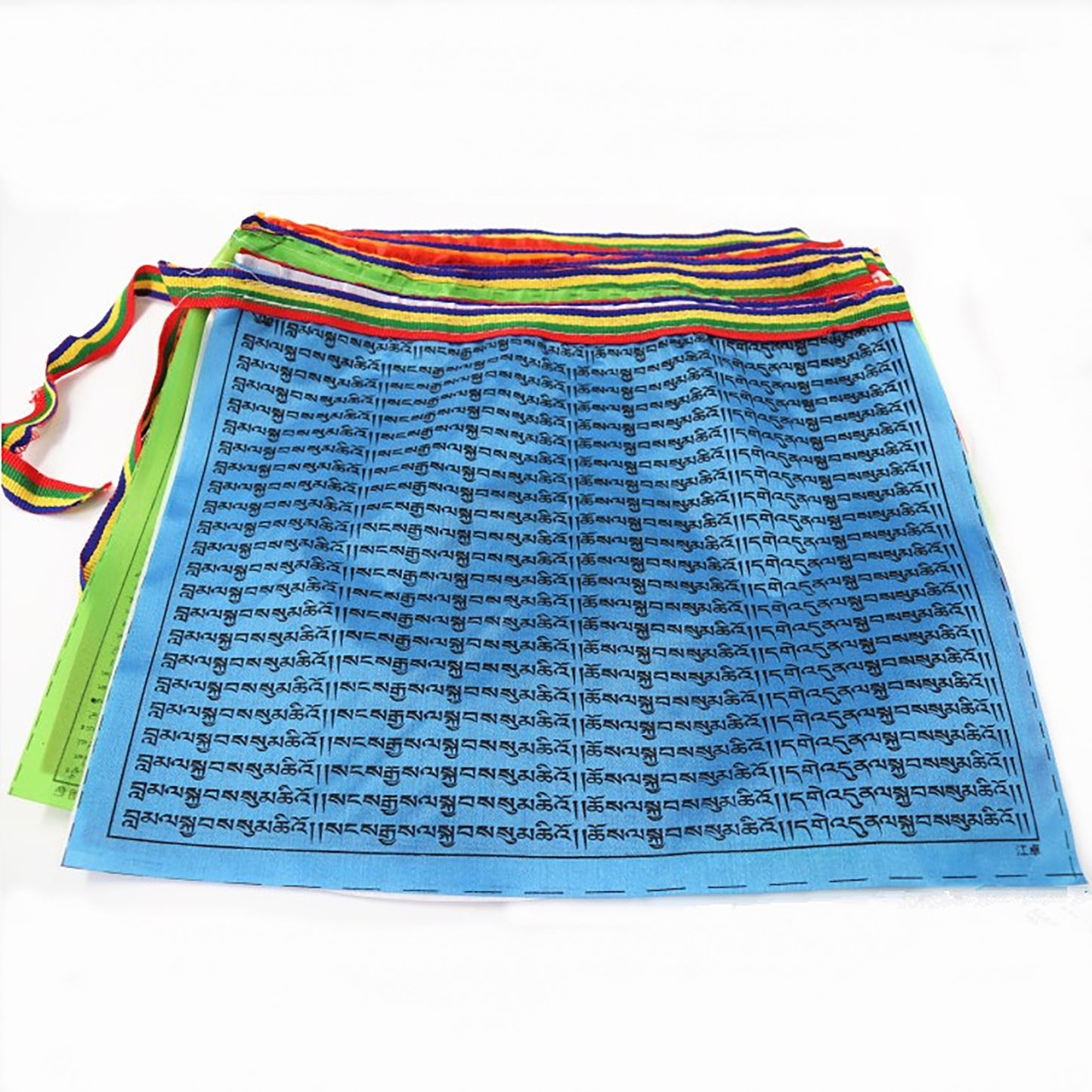 Mixed Deity Tibetan Prayer Flags | 14in x 11in | 1 strand of 20 flags,high quality